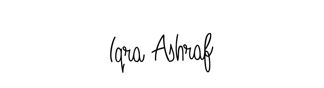 Make a beautiful signature design for name Iqra Ashraf. Use this online signature maker to create a handwritten signature for free. Iqra Ashraf signature style 5 images and pictures png