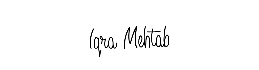 You can use this online signature creator to create a handwritten signature for the name Iqra Mehtab. This is the best online autograph maker. Iqra Mehtab signature style 5 images and pictures png