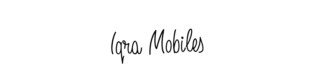 Also You can easily find your signature by using the search form. We will create Iqra Mobiles name handwritten signature images for you free of cost using Angelique-Rose-font-FFP sign style. Iqra Mobiles signature style 5 images and pictures png