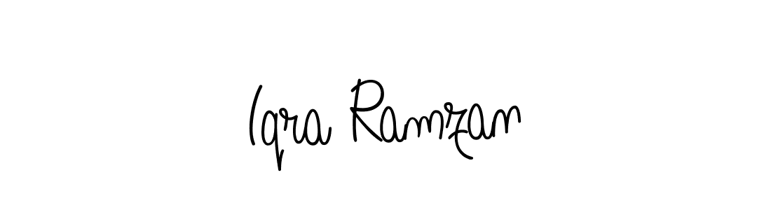 Once you've used our free online signature maker to create your best signature Angelique-Rose-font-FFP style, it's time to enjoy all of the benefits that Iqra Ramzan name signing documents. Iqra Ramzan signature style 5 images and pictures png