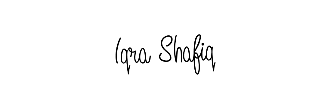 How to make Iqra Shafiq signature? Angelique-Rose-font-FFP is a professional autograph style. Create handwritten signature for Iqra Shafiq name. Iqra Shafiq signature style 5 images and pictures png