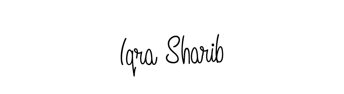 Best and Professional Signature Style for Iqra Sharib. Angelique-Rose-font-FFP Best Signature Style Collection. Iqra Sharib signature style 5 images and pictures png