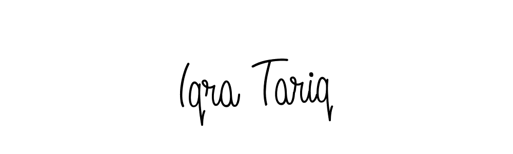 How to make Iqra Tariq signature? Angelique-Rose-font-FFP is a professional autograph style. Create handwritten signature for Iqra Tariq name. Iqra Tariq signature style 5 images and pictures png