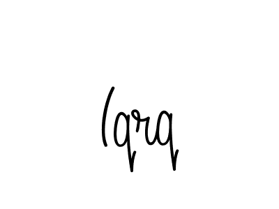 Use a signature maker to create a handwritten signature online. With this signature software, you can design (Angelique-Rose-font-FFP) your own signature for name Iqrq. Iqrq signature style 5 images and pictures png
