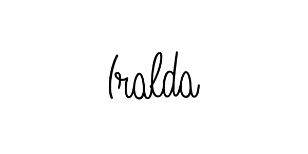 Also we have Iralda name is the best signature style. Create professional handwritten signature collection using Angelique-Rose-font-FFP autograph style. Iralda signature style 5 images and pictures png