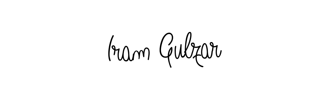 The best way (Angelique-Rose-font-FFP) to make a short signature is to pick only two or three words in your name. The name Iram Gulzar include a total of six letters. For converting this name. Iram Gulzar signature style 5 images and pictures png