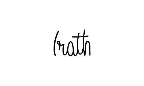 Also we have Irath name is the best signature style. Create professional handwritten signature collection using Angelique-Rose-font-FFP autograph style. Irath signature style 5 images and pictures png