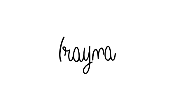 The best way (Angelique-Rose-font-FFP) to make a short signature is to pick only two or three words in your name. The name Irayna include a total of six letters. For converting this name. Irayna signature style 5 images and pictures png