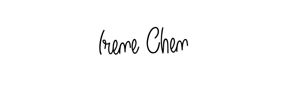 The best way (Angelique-Rose-font-FFP) to make a short signature is to pick only two or three words in your name. The name Irene Chen include a total of six letters. For converting this name. Irene Chen signature style 5 images and pictures png