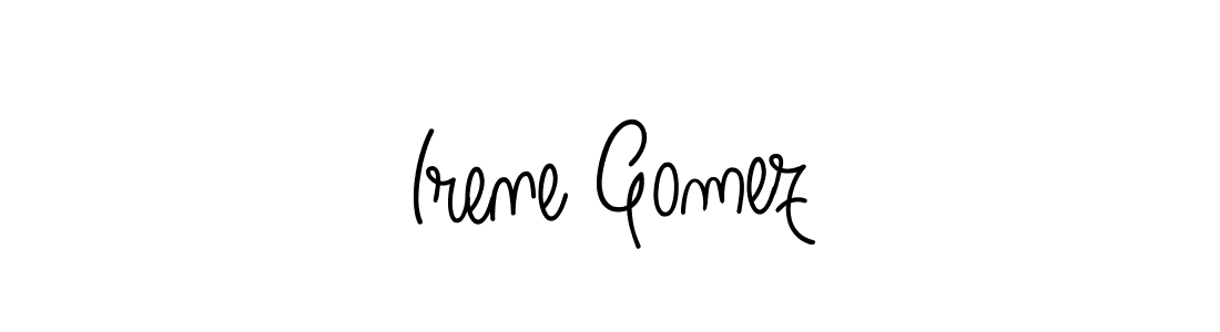 How to Draw Irene Gomez signature style? Angelique-Rose-font-FFP is a latest design signature styles for name Irene Gomez. Irene Gomez signature style 5 images and pictures png