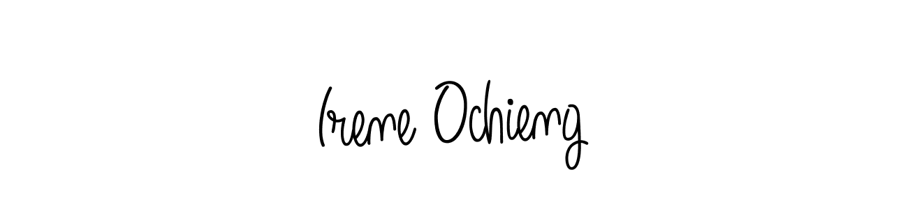 How to make Irene Ochieng name signature. Use Angelique-Rose-font-FFP style for creating short signs online. This is the latest handwritten sign. Irene Ochieng signature style 5 images and pictures png