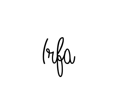 if you are searching for the best signature style for your name Irfa. so please give up your signature search. here we have designed multiple signature styles  using Angelique-Rose-font-FFP. Irfa signature style 5 images and pictures png