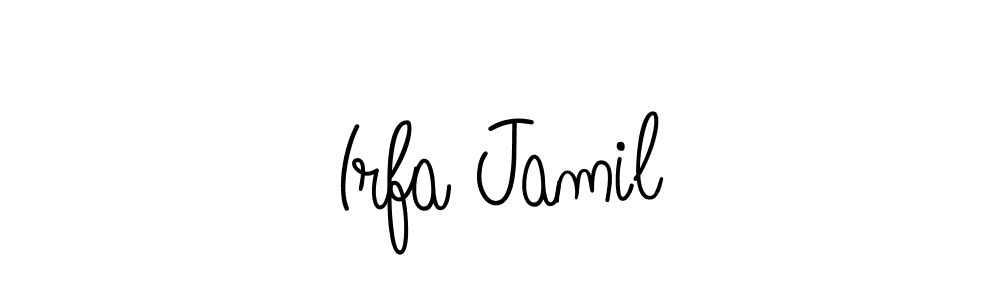 How to make Irfa Jamil signature? Angelique-Rose-font-FFP is a professional autograph style. Create handwritten signature for Irfa Jamil name. Irfa Jamil signature style 5 images and pictures png