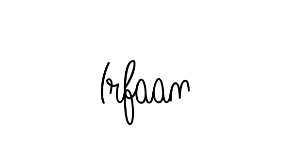 The best way (Angelique-Rose-font-FFP) to make a short signature is to pick only two or three words in your name. The name Irfaan include a total of six letters. For converting this name. Irfaan signature style 5 images and pictures png