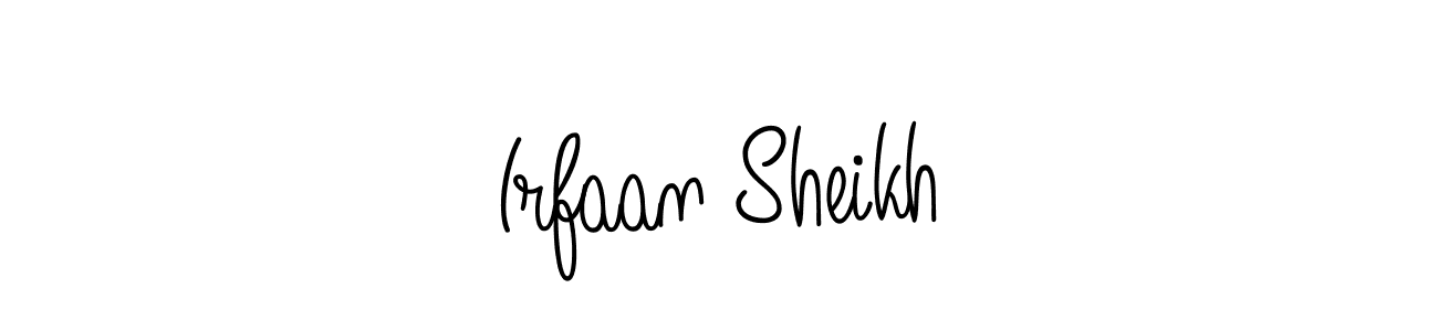 Angelique-Rose-font-FFP is a professional signature style that is perfect for those who want to add a touch of class to their signature. It is also a great choice for those who want to make their signature more unique. Get Irfaan Sheikh name to fancy signature for free. Irfaan Sheikh signature style 5 images and pictures png