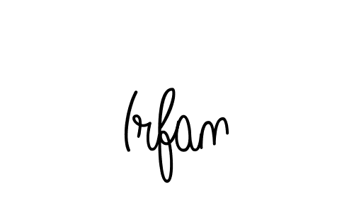 How to make Irfan name signature. Use Angelique-Rose-font-FFP style for creating short signs online. This is the latest handwritten sign. Irfan signature style 5 images and pictures png