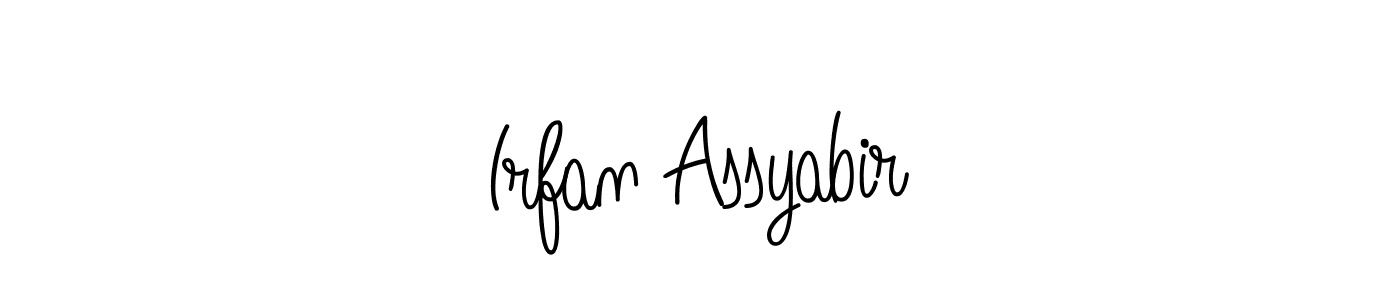 Create a beautiful signature design for name Irfan Assyabir. With this signature (Angelique-Rose-font-FFP) fonts, you can make a handwritten signature for free. Irfan Assyabir signature style 5 images and pictures png