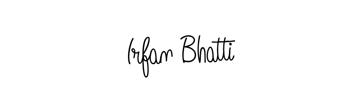 This is the best signature style for the Irfan Bhatti name. Also you like these signature font (Angelique-Rose-font-FFP). Mix name signature. Irfan Bhatti signature style 5 images and pictures png