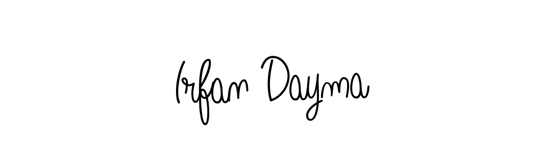 Make a short Irfan Dayma signature style. Manage your documents anywhere anytime using Angelique-Rose-font-FFP. Create and add eSignatures, submit forms, share and send files easily. Irfan Dayma signature style 5 images and pictures png