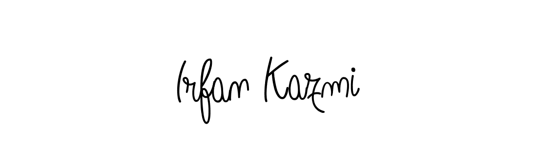 Create a beautiful signature design for name Irfan Kazmi. With this signature (Angelique-Rose-font-FFP) fonts, you can make a handwritten signature for free. Irfan Kazmi signature style 5 images and pictures png