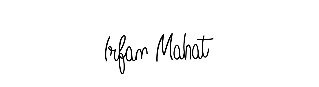 Irfan Mahat stylish signature style. Best Handwritten Sign (Angelique-Rose-font-FFP) for my name. Handwritten Signature Collection Ideas for my name Irfan Mahat. Irfan Mahat signature style 5 images and pictures png