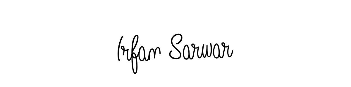 Make a beautiful signature design for name Irfan Sarwar. With this signature (Angelique-Rose-font-FFP) style, you can create a handwritten signature for free. Irfan Sarwar signature style 5 images and pictures png