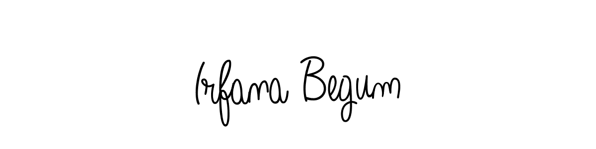 Also You can easily find your signature by using the search form. We will create Irfana Begum name handwritten signature images for you free of cost using Angelique-Rose-font-FFP sign style. Irfana Begum signature style 5 images and pictures png