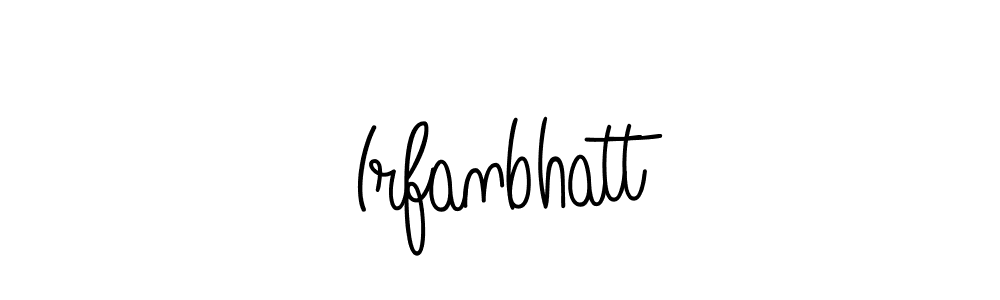 This is the best signature style for the Irfanbhatt name. Also you like these signature font (Angelique-Rose-font-FFP). Mix name signature. Irfanbhatt signature style 5 images and pictures png