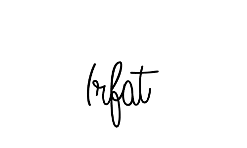 Once you've used our free online signature maker to create your best signature Angelique-Rose-font-FFP style, it's time to enjoy all of the benefits that Irfat name signing documents. Irfat signature style 5 images and pictures png