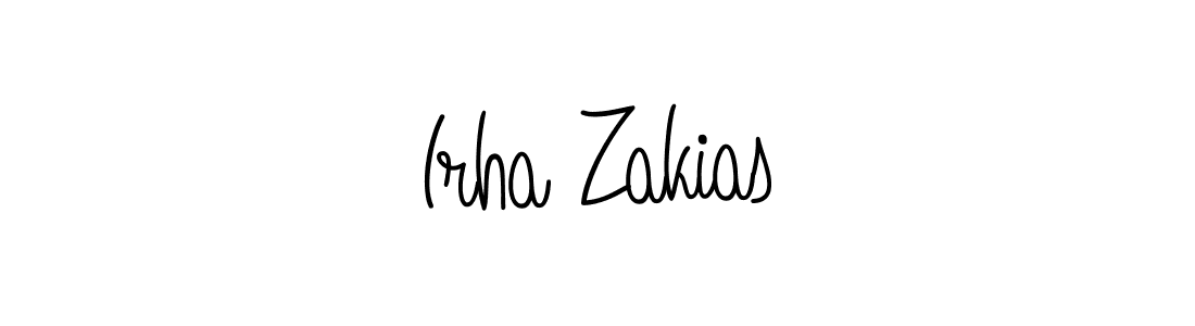 Make a beautiful signature design for name Irha Zakias. Use this online signature maker to create a handwritten signature for free. Irha Zakias signature style 5 images and pictures png