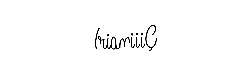 Once you've used our free online signature maker to create your best signature Angelique-Rose-font-FFP style, it's time to enjoy all of the benefits that IrianiiiÇ name signing documents. IrianiiiÇ signature style 5 images and pictures png