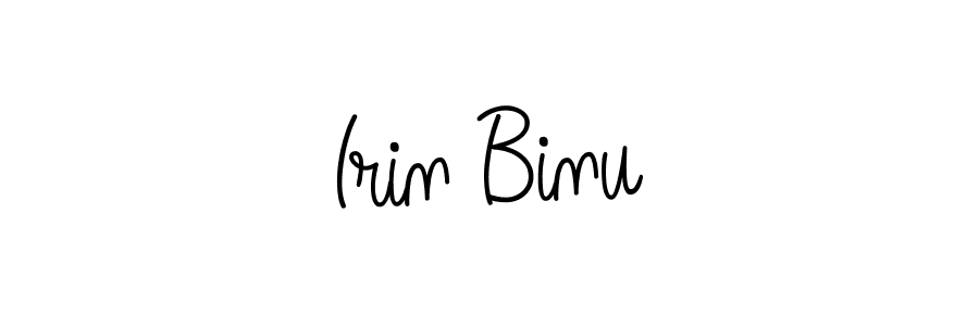 Also You can easily find your signature by using the search form. We will create Irin Binu name handwritten signature images for you free of cost using Angelique-Rose-font-FFP sign style. Irin Binu signature style 5 images and pictures png