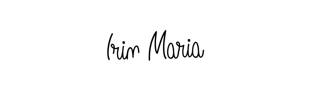 You can use this online signature creator to create a handwritten signature for the name Irin Maria. This is the best online autograph maker. Irin Maria signature style 5 images and pictures png