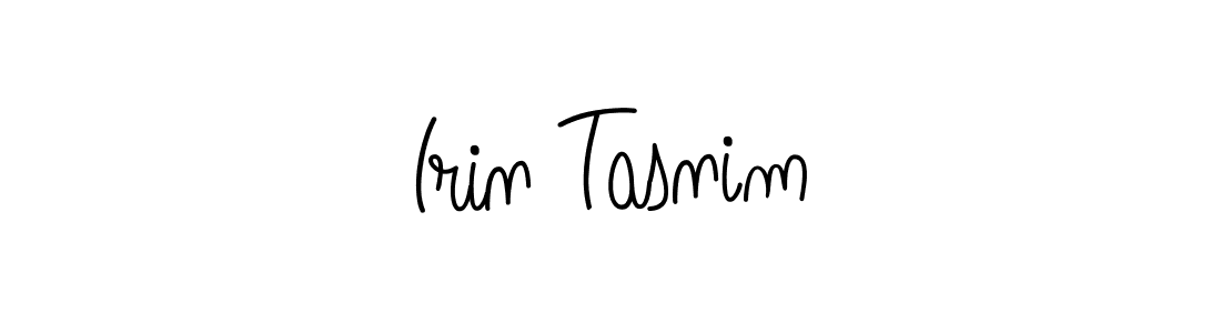 Create a beautiful signature design for name Irin Tasnim. With this signature (Angelique-Rose-font-FFP) fonts, you can make a handwritten signature for free. Irin Tasnim signature style 5 images and pictures png