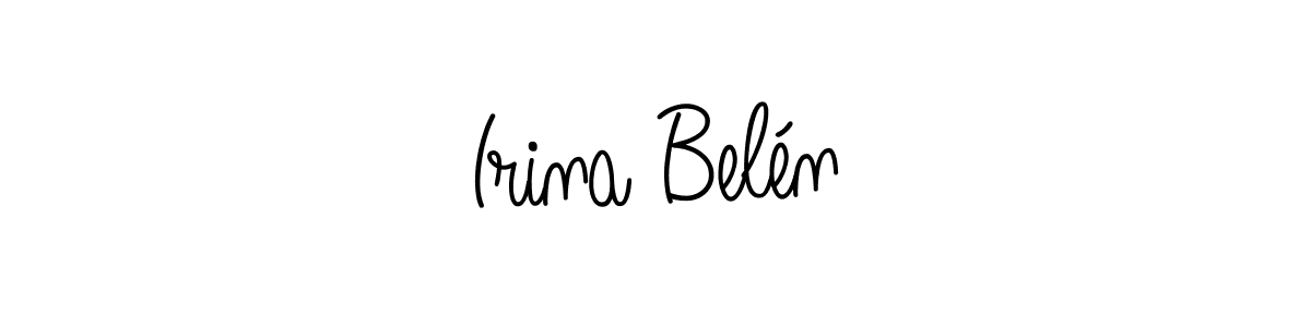 How to Draw Irina Belén signature style? Angelique-Rose-font-FFP is a latest design signature styles for name Irina Belén. Irina Belén signature style 5 images and pictures png