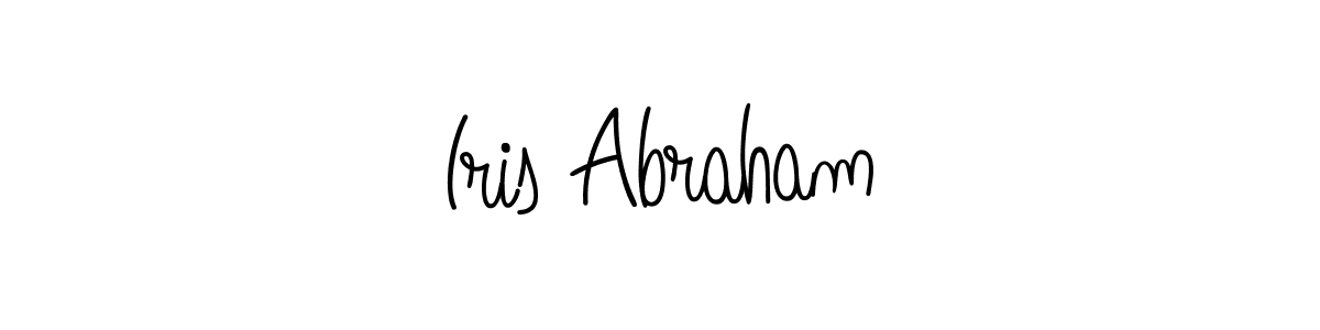 Angelique-Rose-font-FFP is a professional signature style that is perfect for those who want to add a touch of class to their signature. It is also a great choice for those who want to make their signature more unique. Get Iris Abraham name to fancy signature for free. Iris Abraham signature style 5 images and pictures png