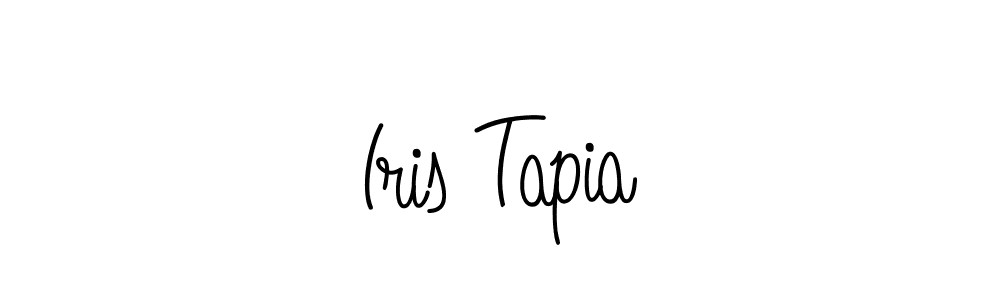 Check out images of Autograph of Iris Tapia name. Actor Iris Tapia Signature Style. Angelique-Rose-font-FFP is a professional sign style online. Iris Tapia signature style 5 images and pictures png