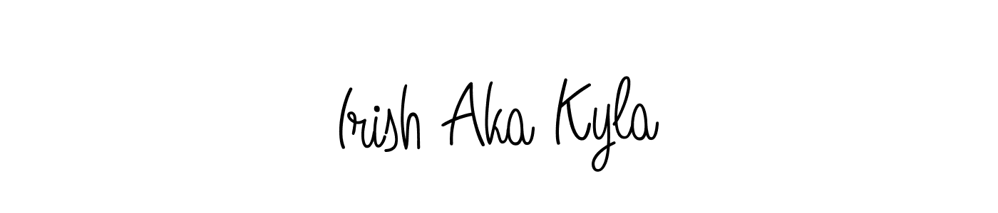 You can use this online signature creator to create a handwritten signature for the name Irish Aka Kyla. This is the best online autograph maker. Irish Aka Kyla signature style 5 images and pictures png