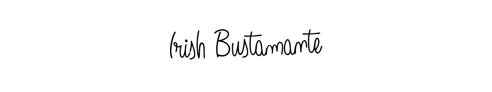 How to Draw Irish Bustamante signature style? Angelique-Rose-font-FFP is a latest design signature styles for name Irish Bustamante. Irish Bustamante signature style 5 images and pictures png