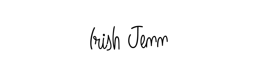 Make a beautiful signature design for name Irish Jenn. With this signature (Angelique-Rose-font-FFP) style, you can create a handwritten signature for free. Irish Jenn signature style 5 images and pictures png
