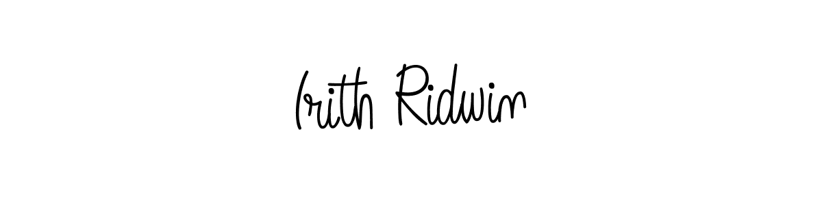 Design your own signature with our free online signature maker. With this signature software, you can create a handwritten (Angelique-Rose-font-FFP) signature for name Irith Ridwin. Irith Ridwin signature style 5 images and pictures png