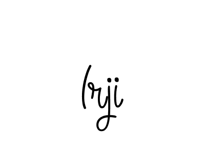 It looks lik you need a new signature style for name Irji. Design unique handwritten (Angelique-Rose-font-FFP) signature with our free signature maker in just a few clicks. Irji signature style 5 images and pictures png