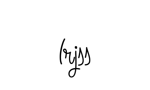 if you are searching for the best signature style for your name Irjss. so please give up your signature search. here we have designed multiple signature styles  using Angelique-Rose-font-FFP. Irjss signature style 5 images and pictures png