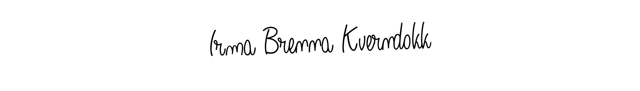 Once you've used our free online signature maker to create your best signature Angelique-Rose-font-FFP style, it's time to enjoy all of the benefits that Irma Brenna Kverndokk name signing documents. Irma Brenna Kverndokk signature style 5 images and pictures png
