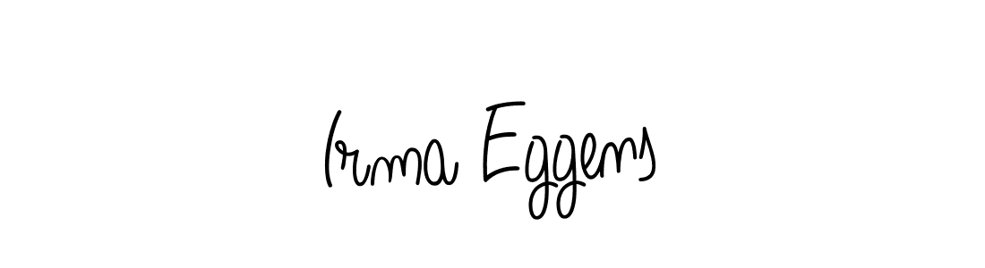 Use a signature maker to create a handwritten signature online. With this signature software, you can design (Angelique-Rose-font-FFP) your own signature for name Irma Eggens. Irma Eggens signature style 5 images and pictures png