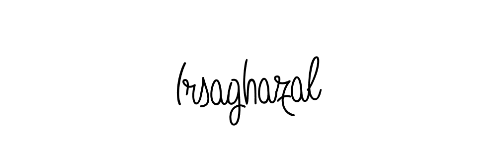 Angelique-Rose-font-FFP is a professional signature style that is perfect for those who want to add a touch of class to their signature. It is also a great choice for those who want to make their signature more unique. Get Irsaghazal name to fancy signature for free. Irsaghazal signature style 5 images and pictures png