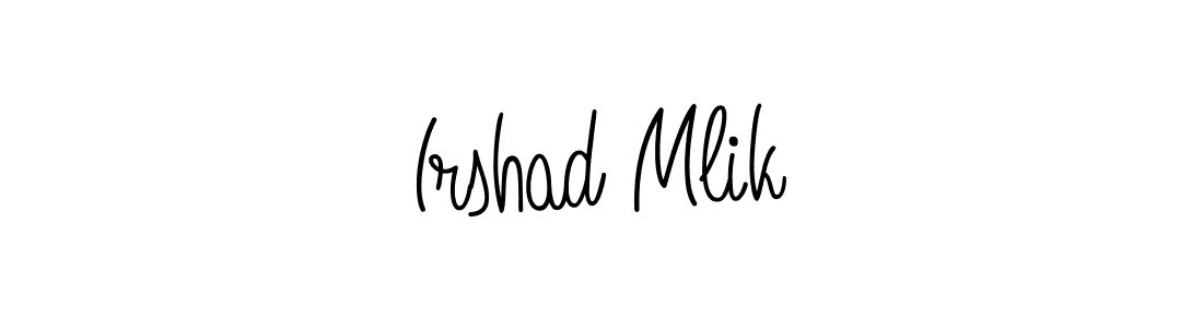 It looks lik you need a new signature style for name Irshad Mlik. Design unique handwritten (Angelique-Rose-font-FFP) signature with our free signature maker in just a few clicks. Irshad Mlik signature style 5 images and pictures png