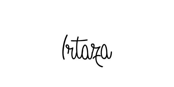 Make a beautiful signature design for name Irtaza. With this signature (Angelique-Rose-font-FFP) style, you can create a handwritten signature for free. Irtaza signature style 5 images and pictures png