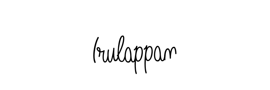 Make a beautiful signature design for name Irulappan. With this signature (Angelique-Rose-font-FFP) style, you can create a handwritten signature for free. Irulappan signature style 5 images and pictures png