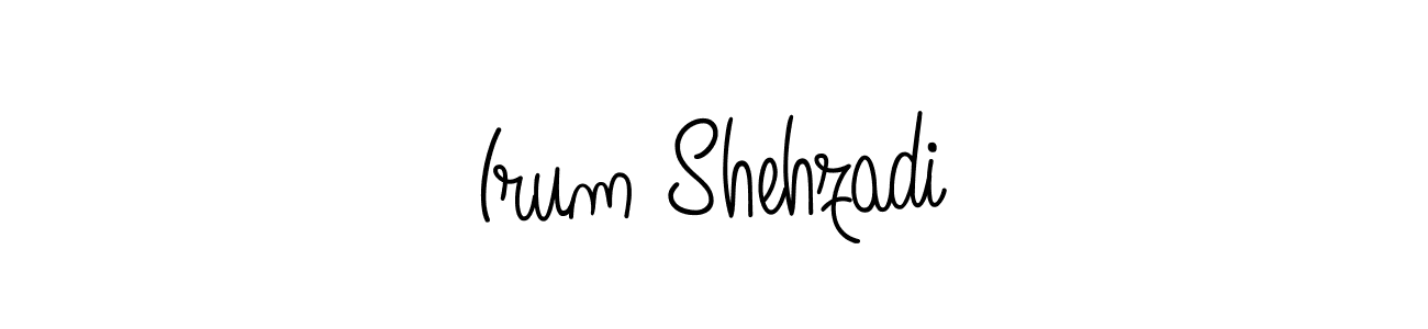 Check out images of Autograph of Irum Shehzadi name. Actor Irum Shehzadi Signature Style. Angelique-Rose-font-FFP is a professional sign style online. Irum Shehzadi signature style 5 images and pictures png